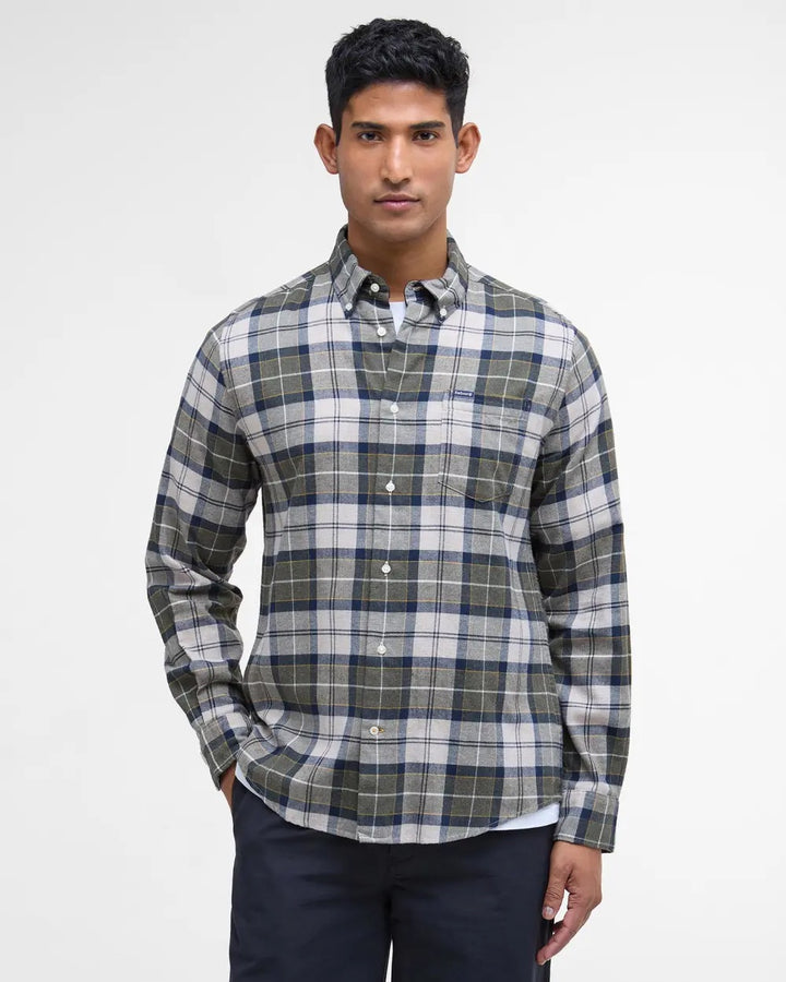 Fortrose Tailored Shirt - Forest Mist