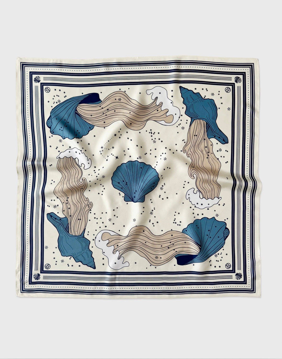 Zodiac scarf - Aquarius 65 cm