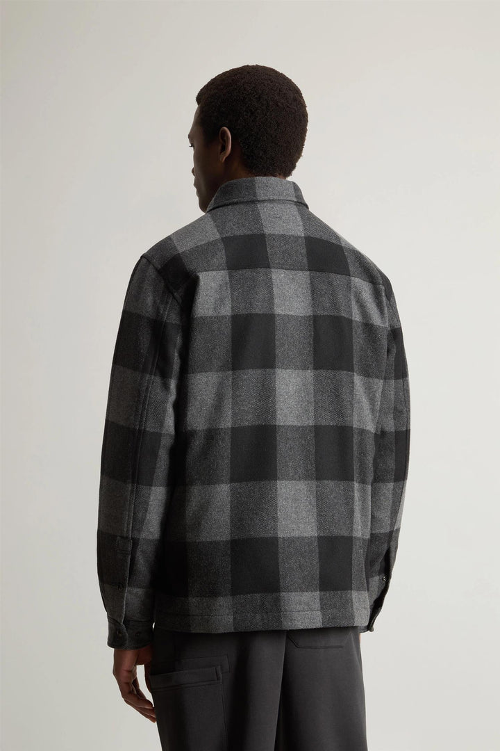 Alaskan Wool Check Overshirt - Ruter