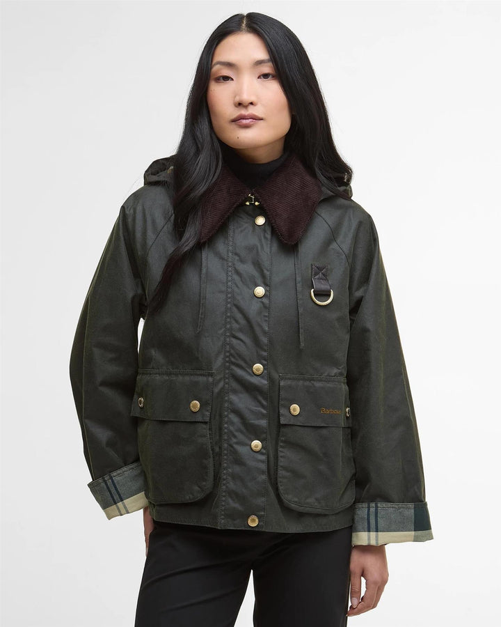 Barbour Reighton Wax Jacket Fern Ancient