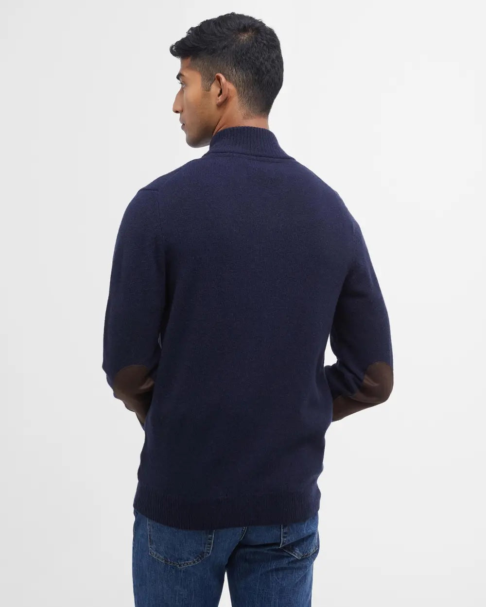 Essential Patch Zip Thru - Navy