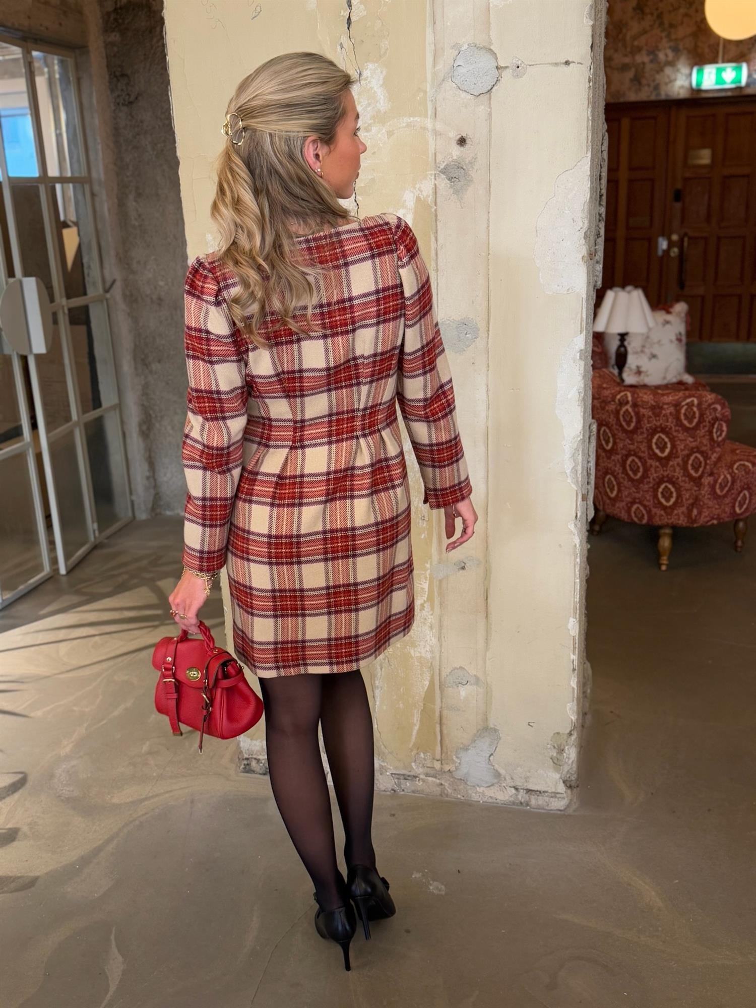 Tailored Mini Dress Checks