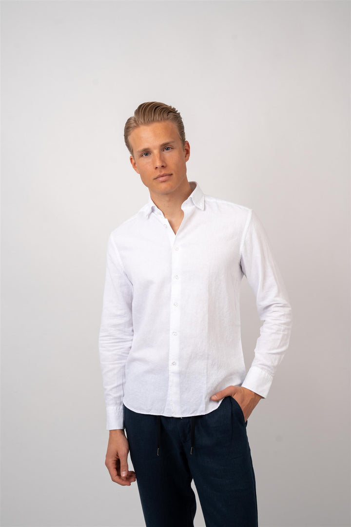 Linen Shirt - White