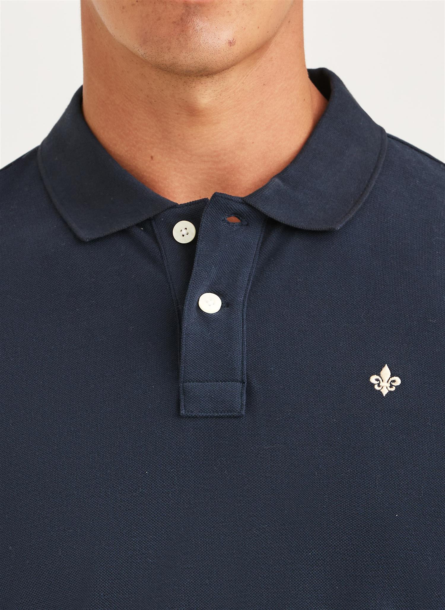 Camden LS Polo Shirt - Old Blue