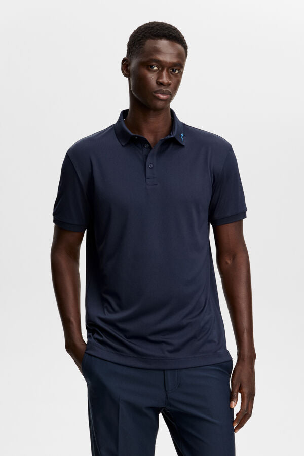 KV Print Polo - Navy