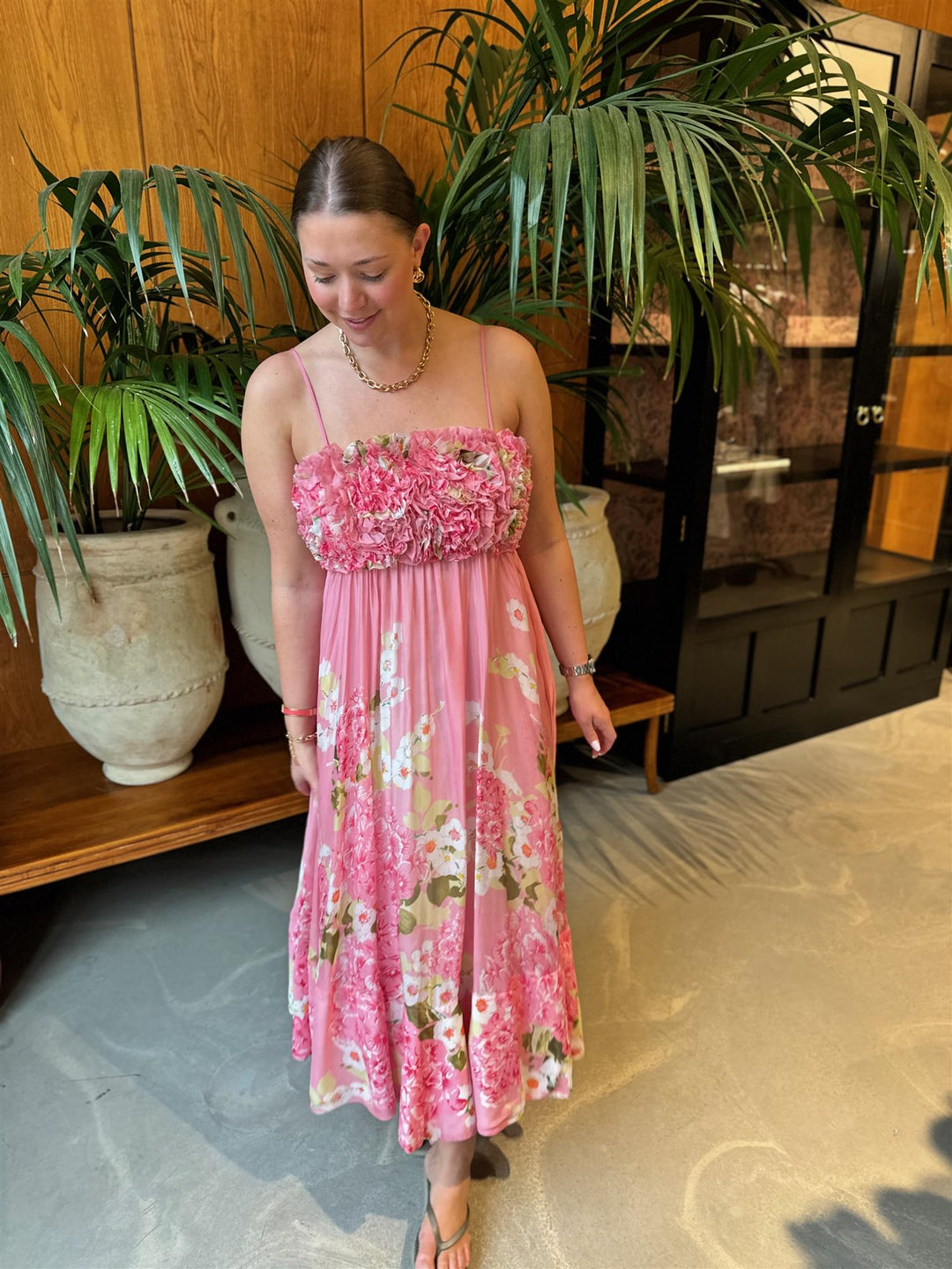 ORGANZA STRAP DRESS