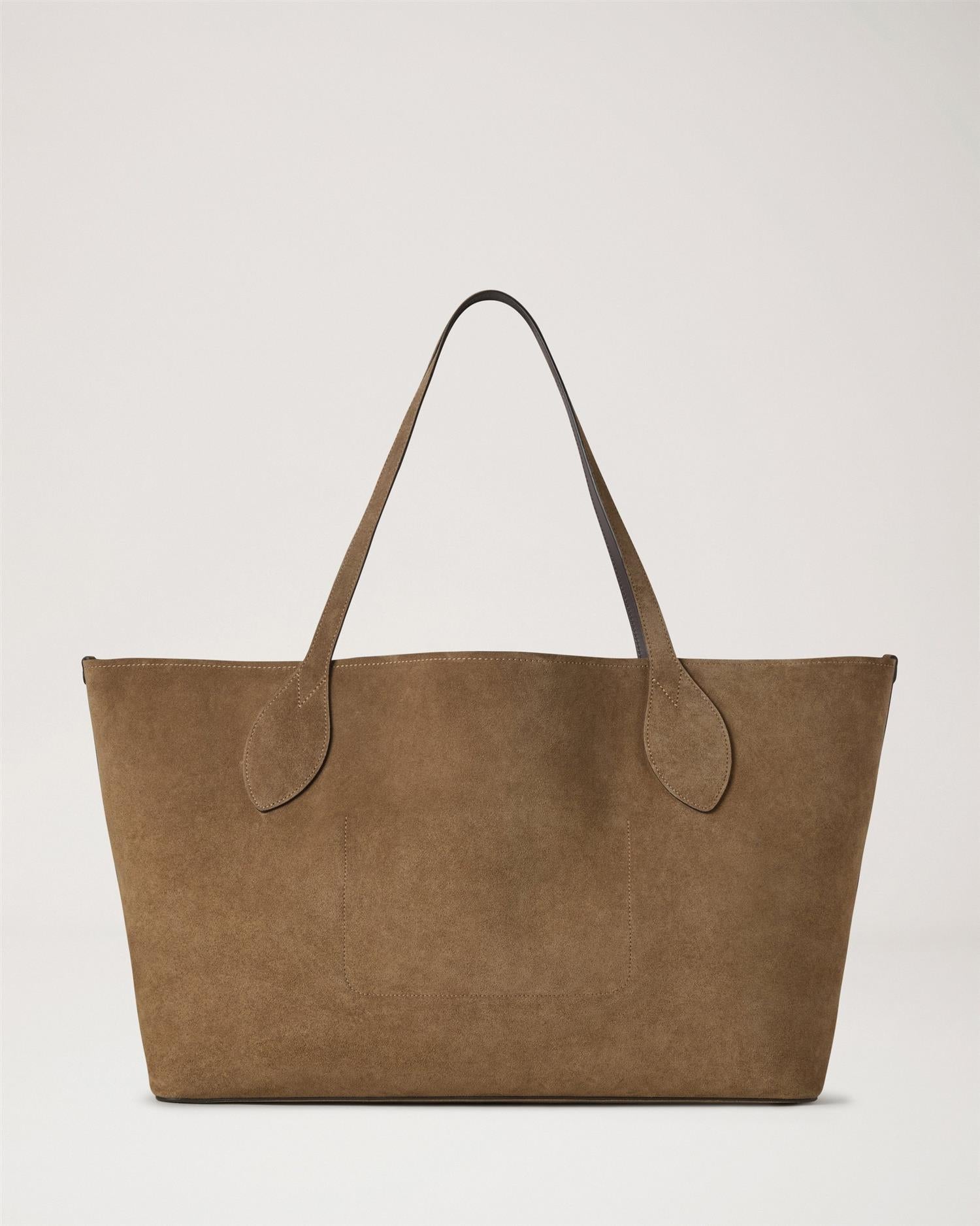 Oversized Suede Tote Salcombe Sand