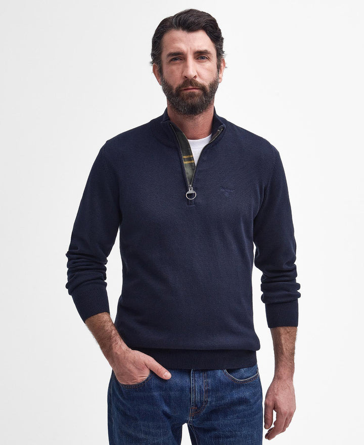 Half Zip Knitted - Navy