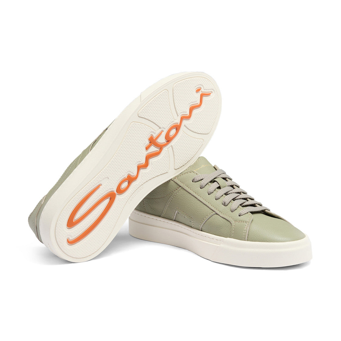 Double Buckle Sneaker - light Green