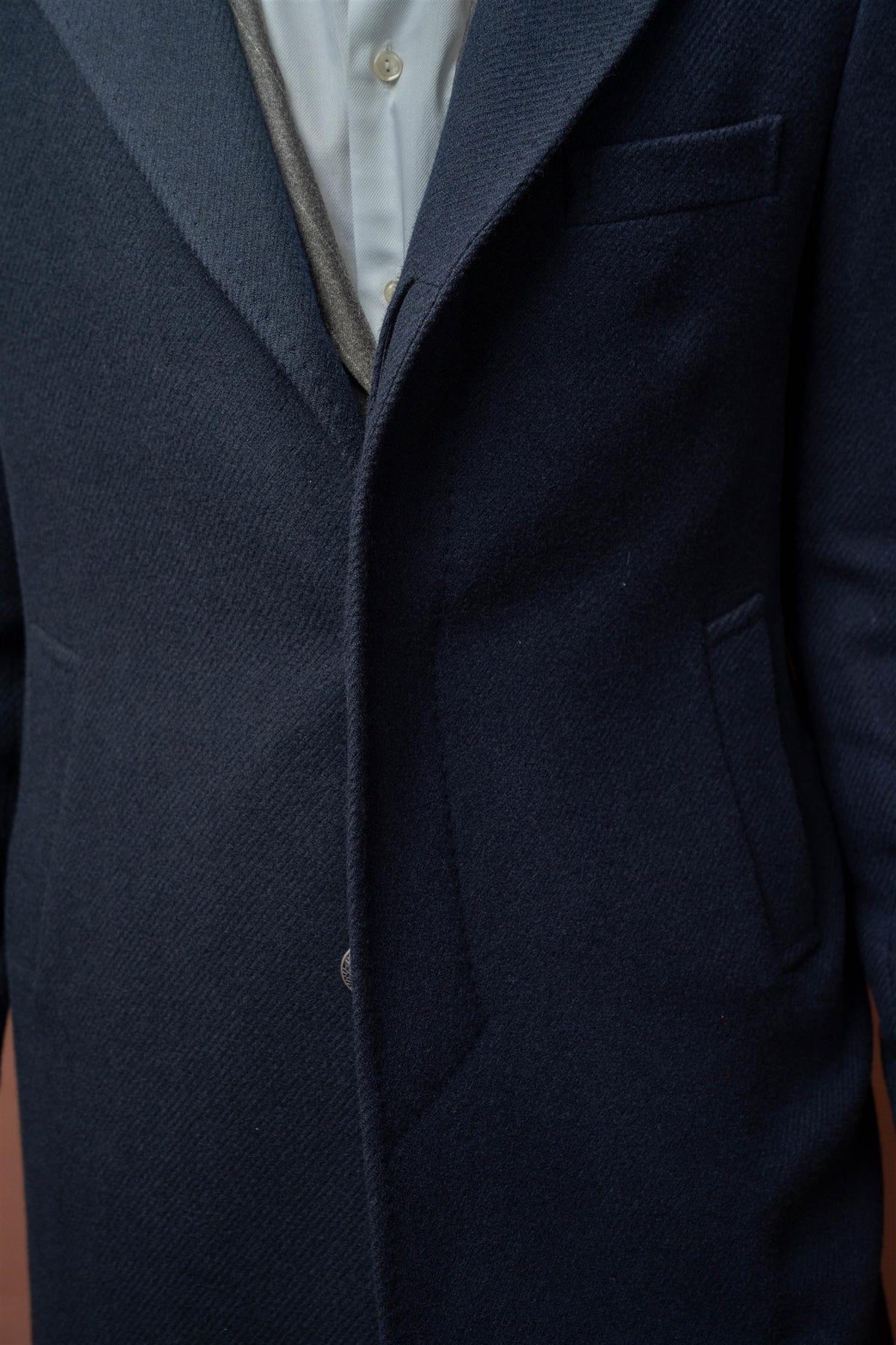 Thomas Coat Wool/Cashmere - Navy
