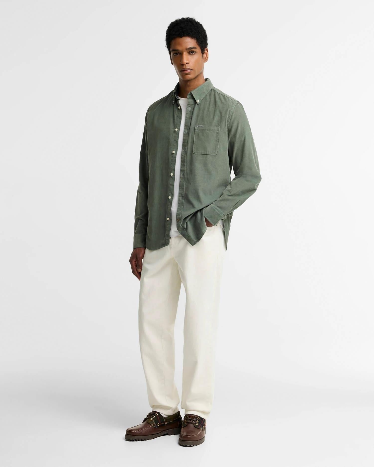 Ramsey Cord Shirt - Green