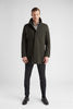 Sky Fall Coat - Night Olive