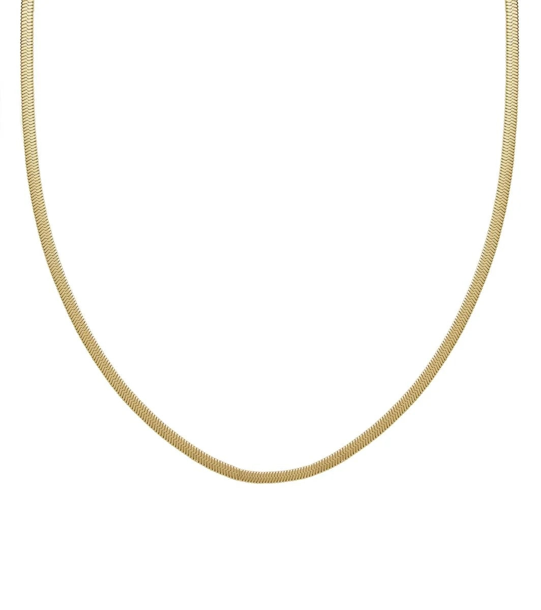 Chain Herringbone 40cm Gold