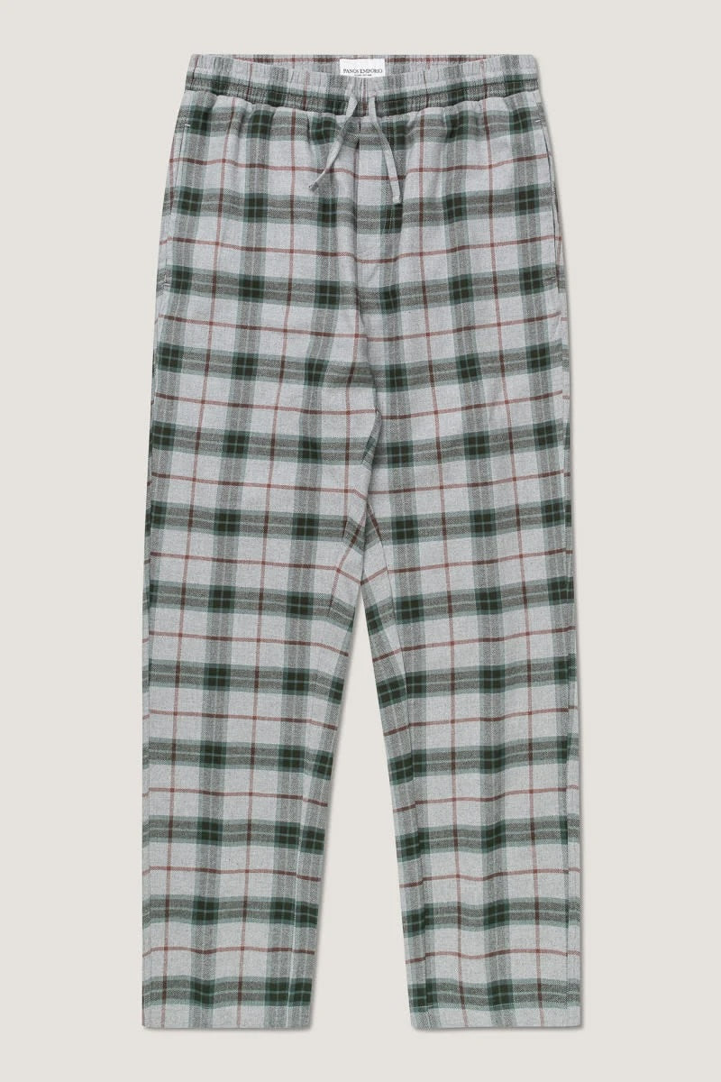 PJ Set Flannel - Grey Tartan