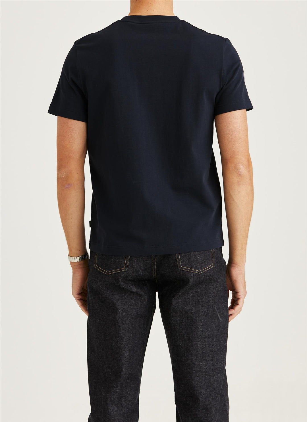 Seaton Mixed Tee - Old Blue