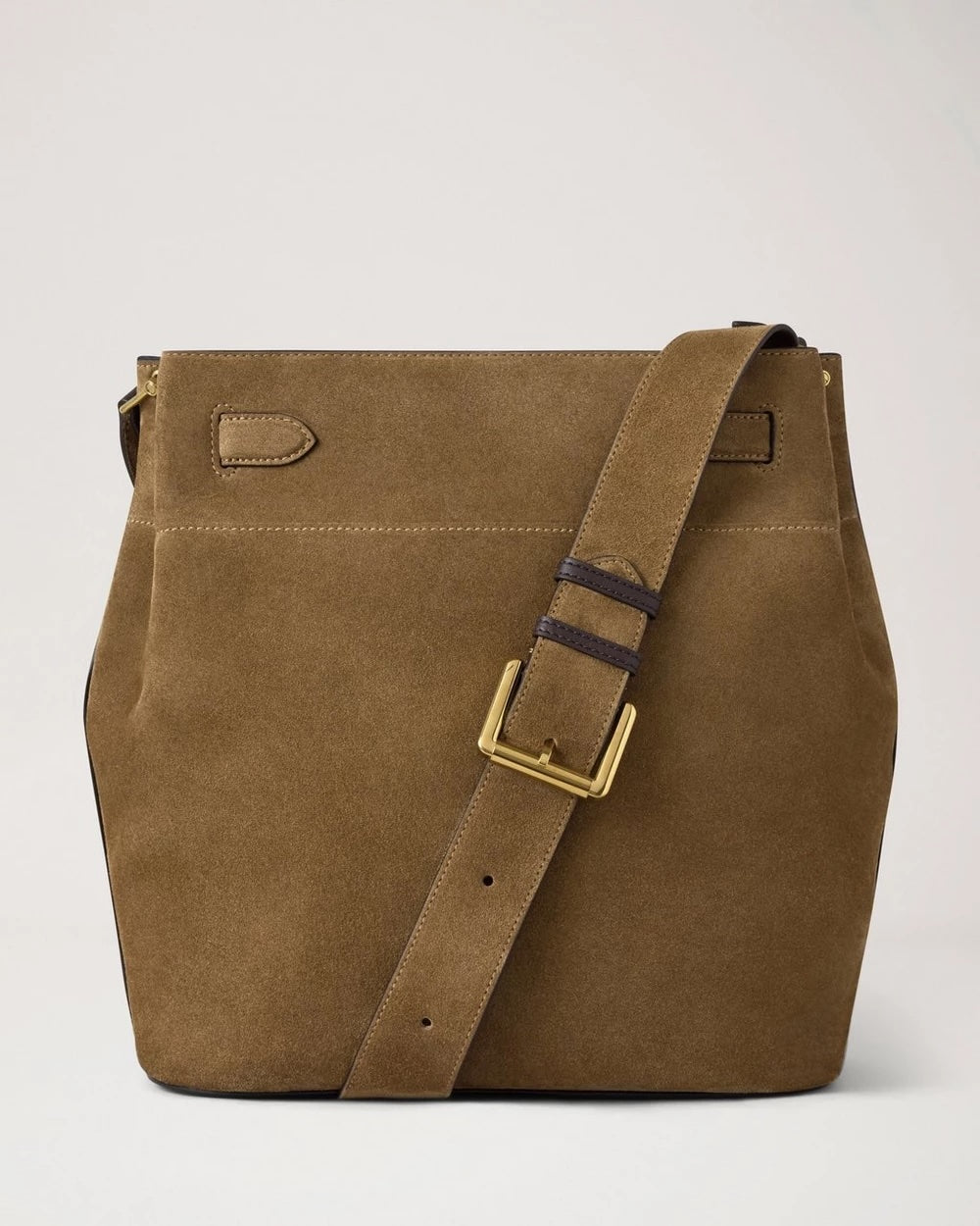 Large Islington Bucket Suede Salcombe Sand