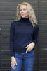Wool Turtle Neck Navy