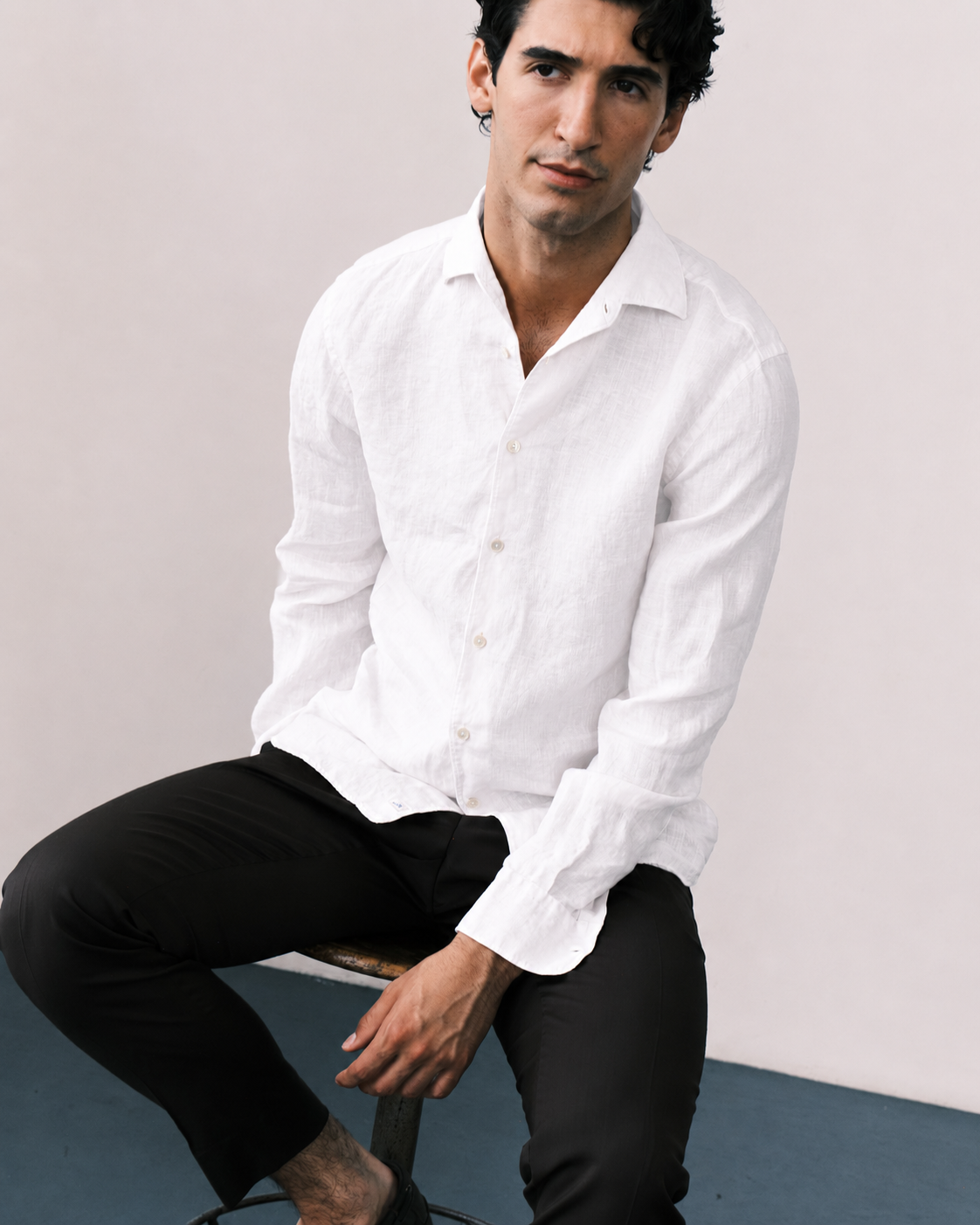 Linen Shirt - White