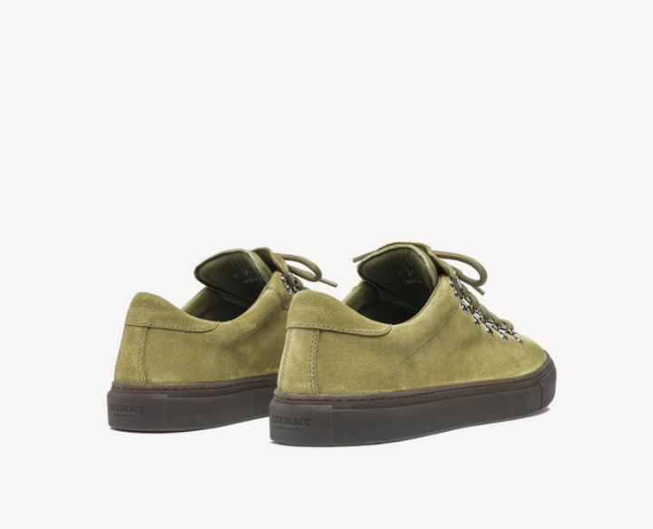 Marostica Low - Green Moss Suede