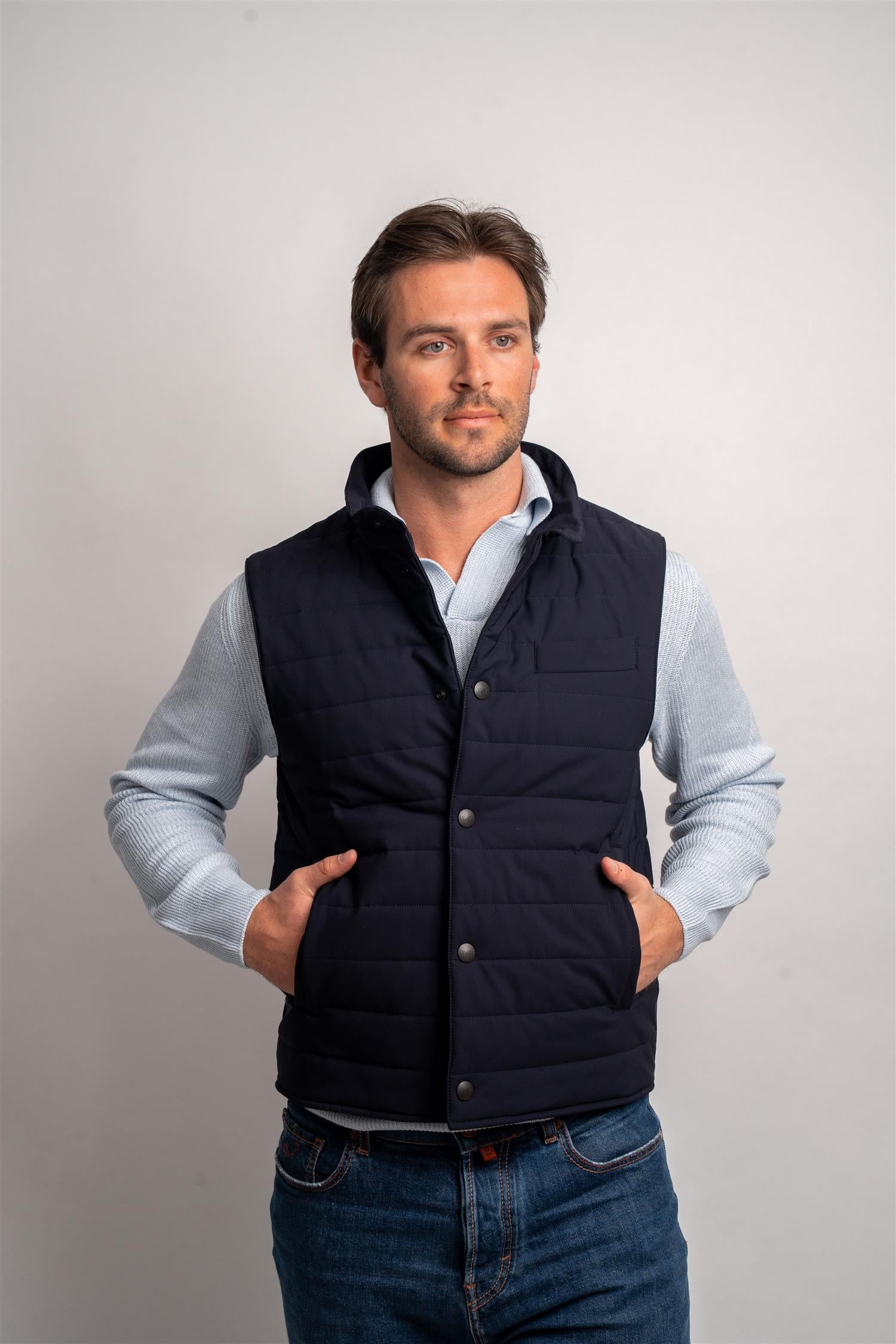 Travel Vest Stretch - Navy