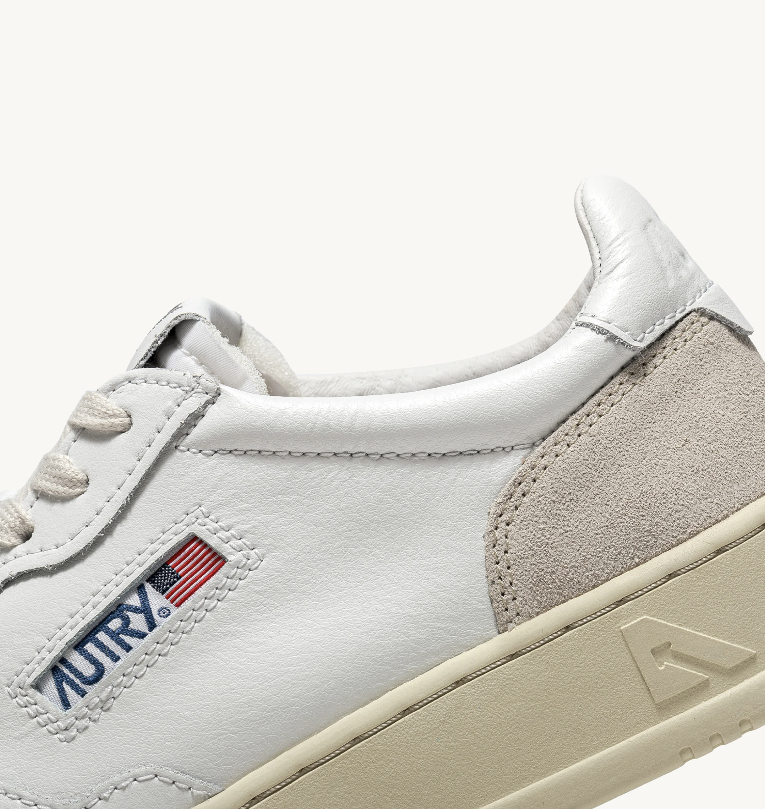 Medalist Low Leat/Suede Hvite/Beige
