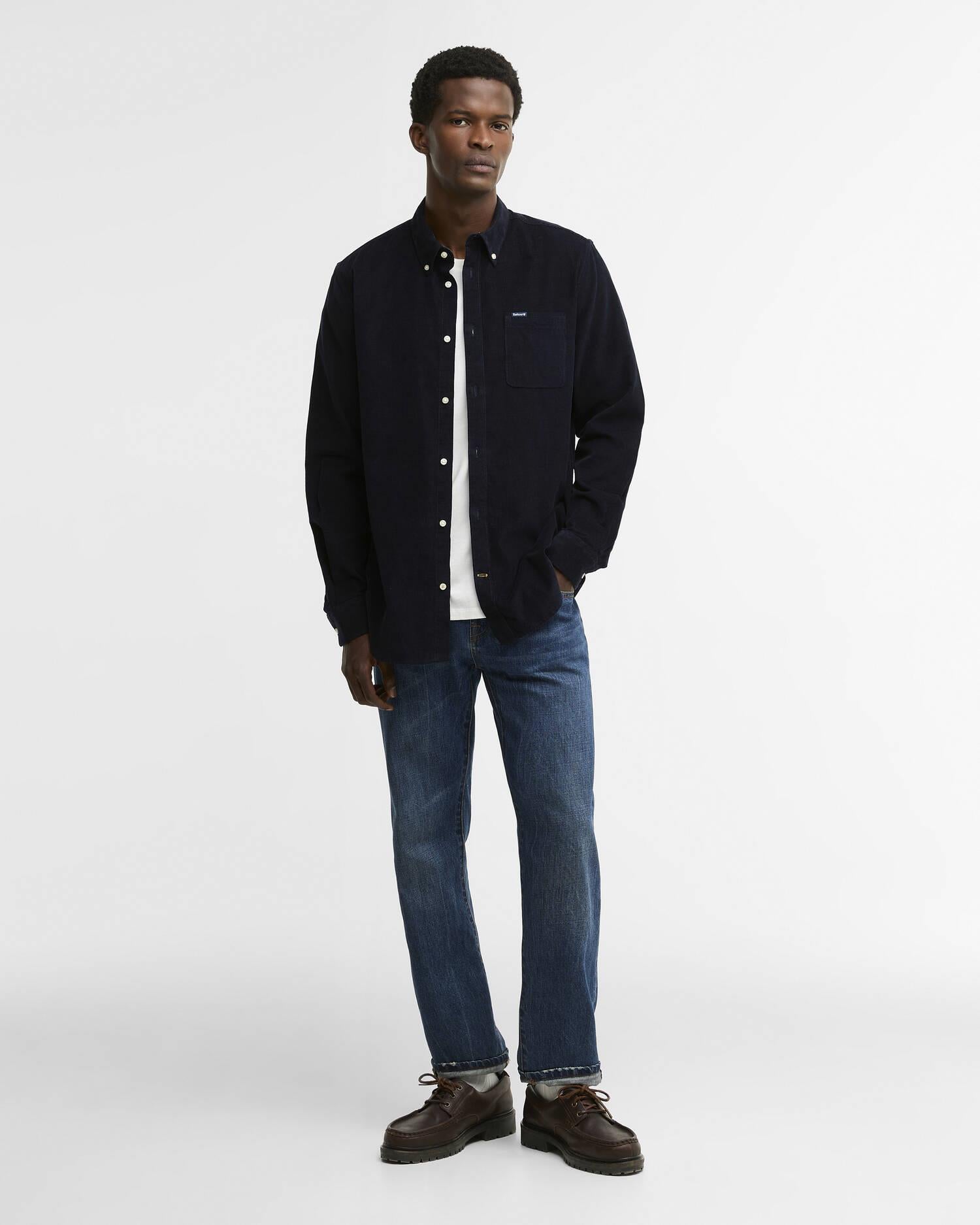 Ramsey Cord Shirt - Navy