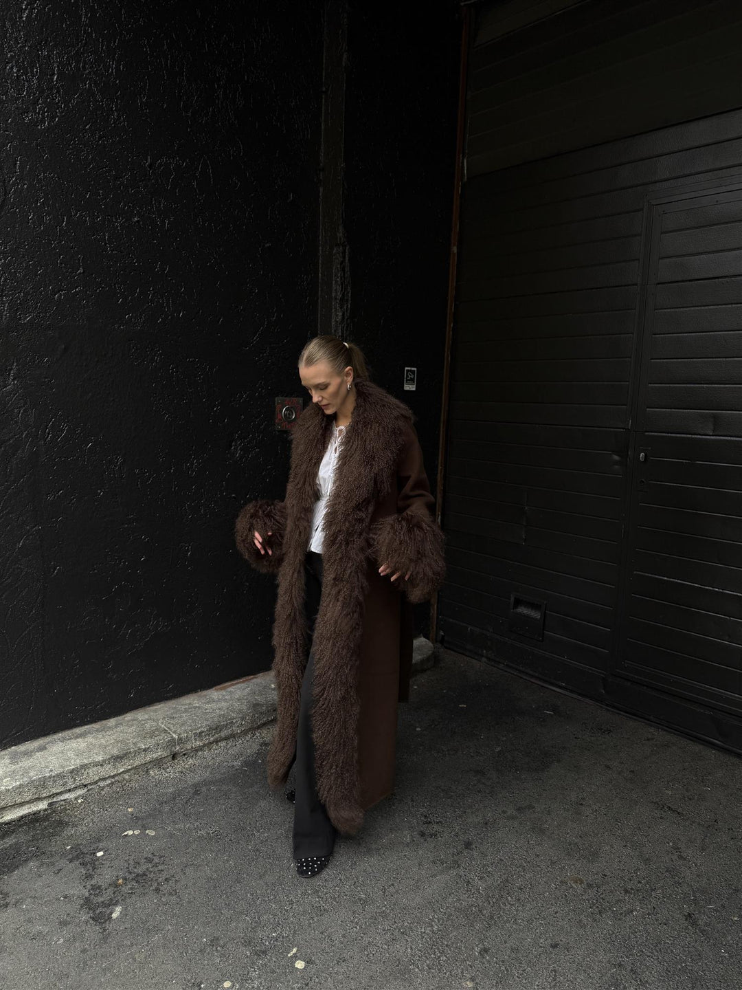 LOLA COAT - BROWN