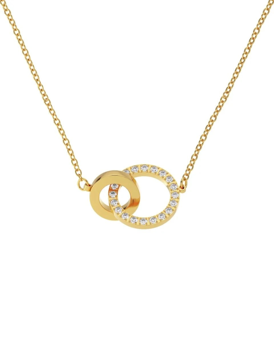 Eternal Orbit Necklace Gold
