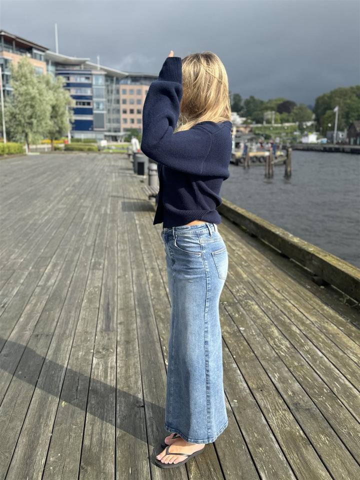 Kris Blue Denim Skirt