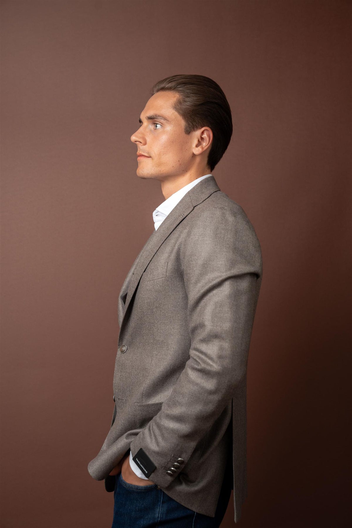Blazer Cashmere Blend - Grå