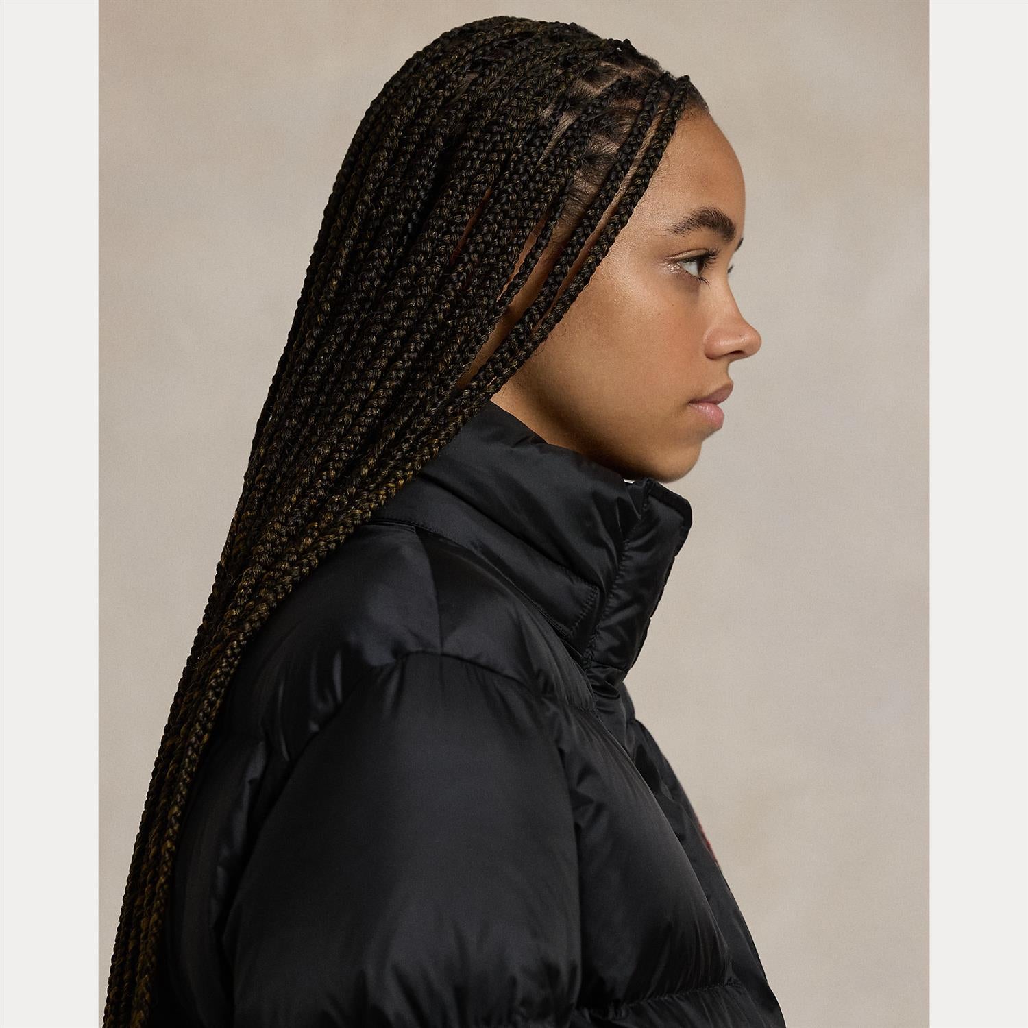 Water-Repellent Quilted Down Jacket