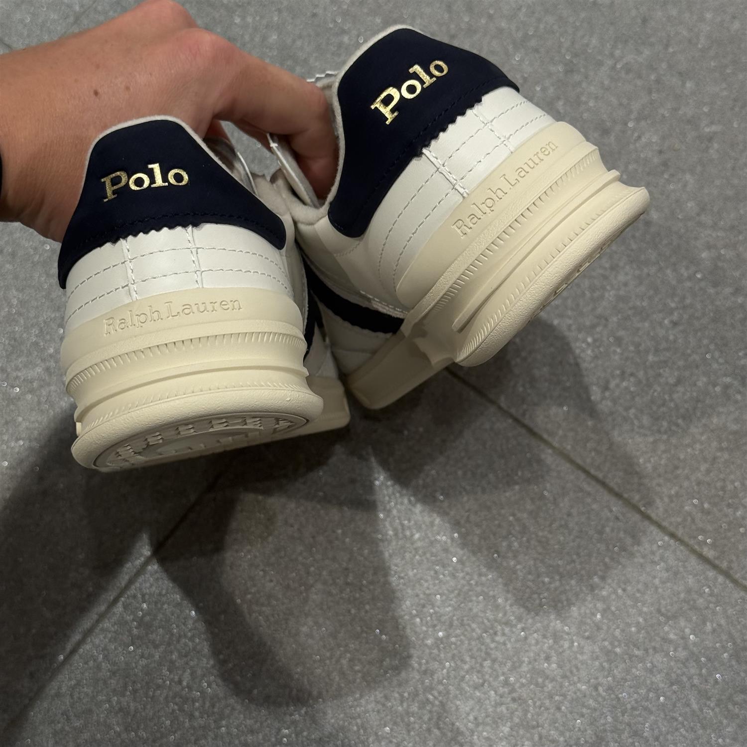 HTR Aera Sneakers Low Top Bianco/Navy