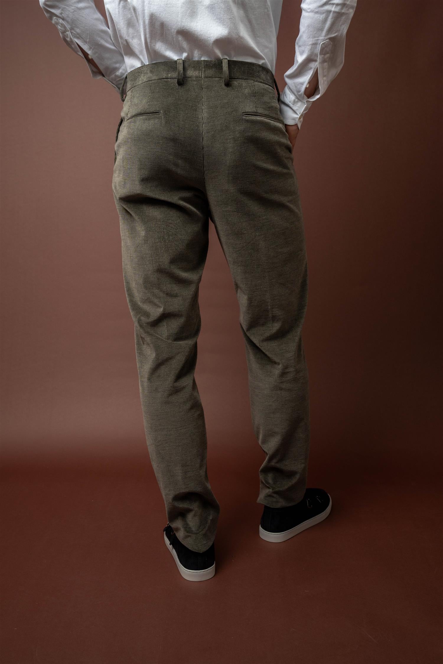 Cord Suit Pant - Green