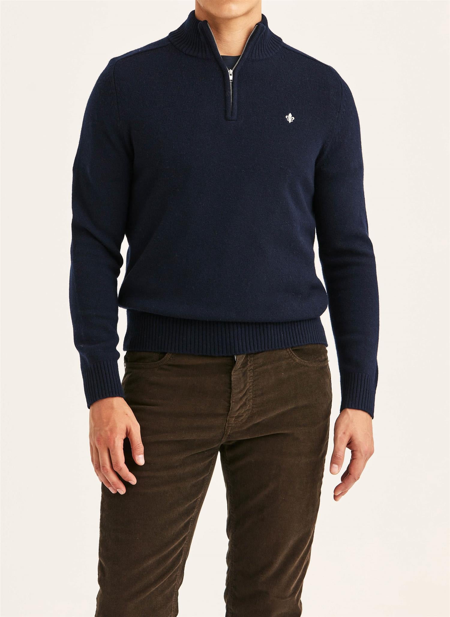 Hertford Half Zip - Navy