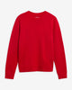 Woodhouse Wool-Cashmere Crew Neck Jumper Crimson
