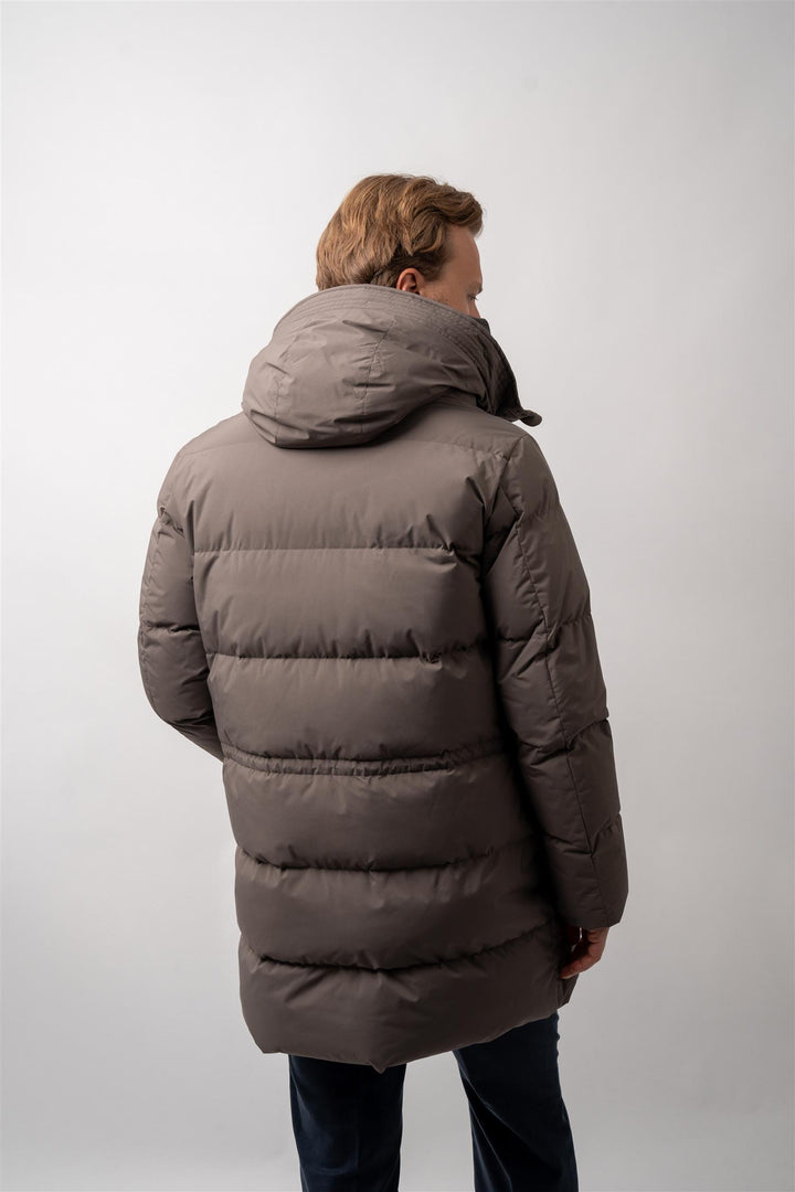 Man Down Coat - Brun