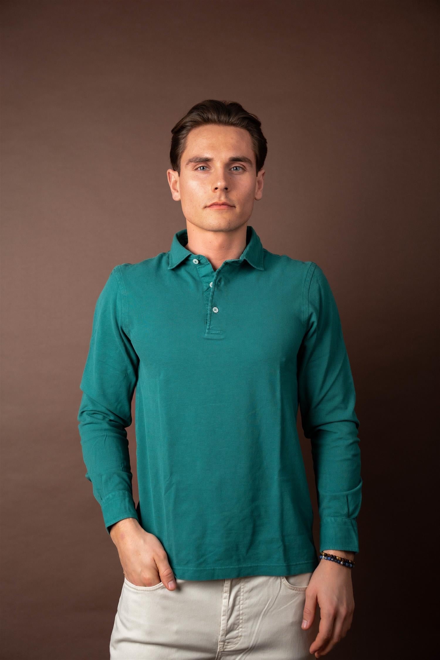 Pique Long Sleeve - Grønn