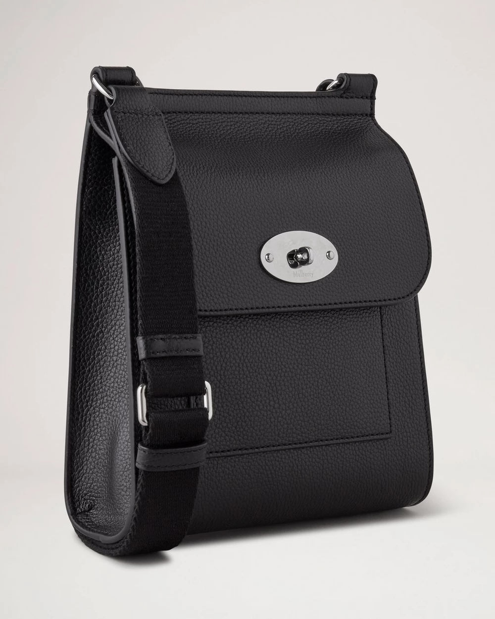 Small Antony Black & Silver Small Classic Grain