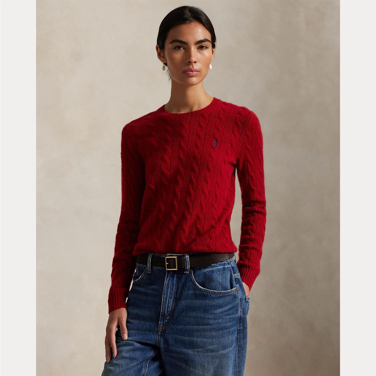 Julianna Long Sleeve Pullover Fireside Red