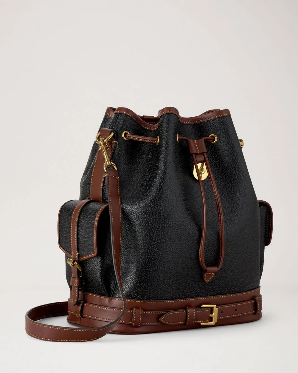 Scotchgrain Bucket Black & Cognac