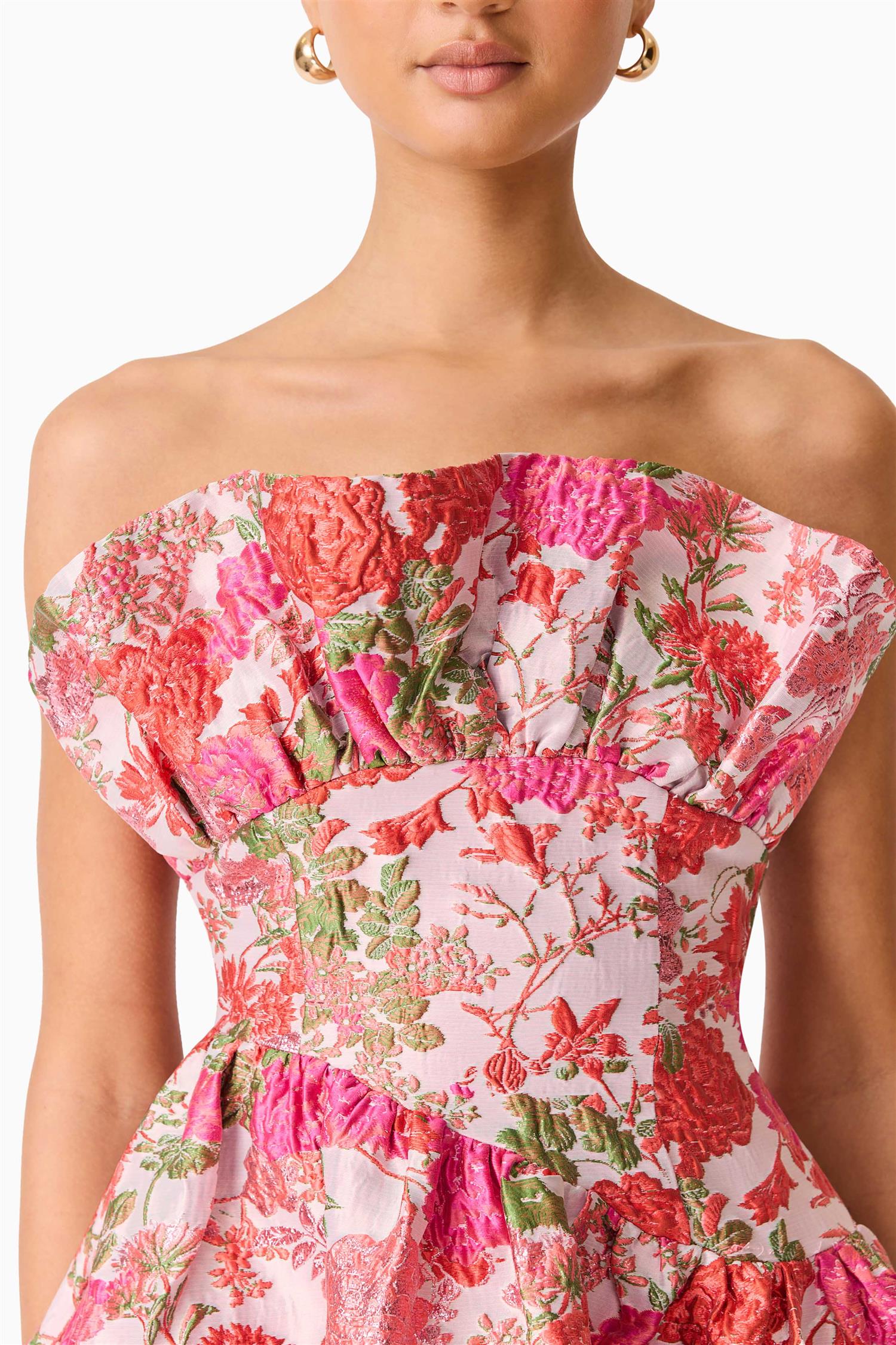 Floralie Strapless Gown