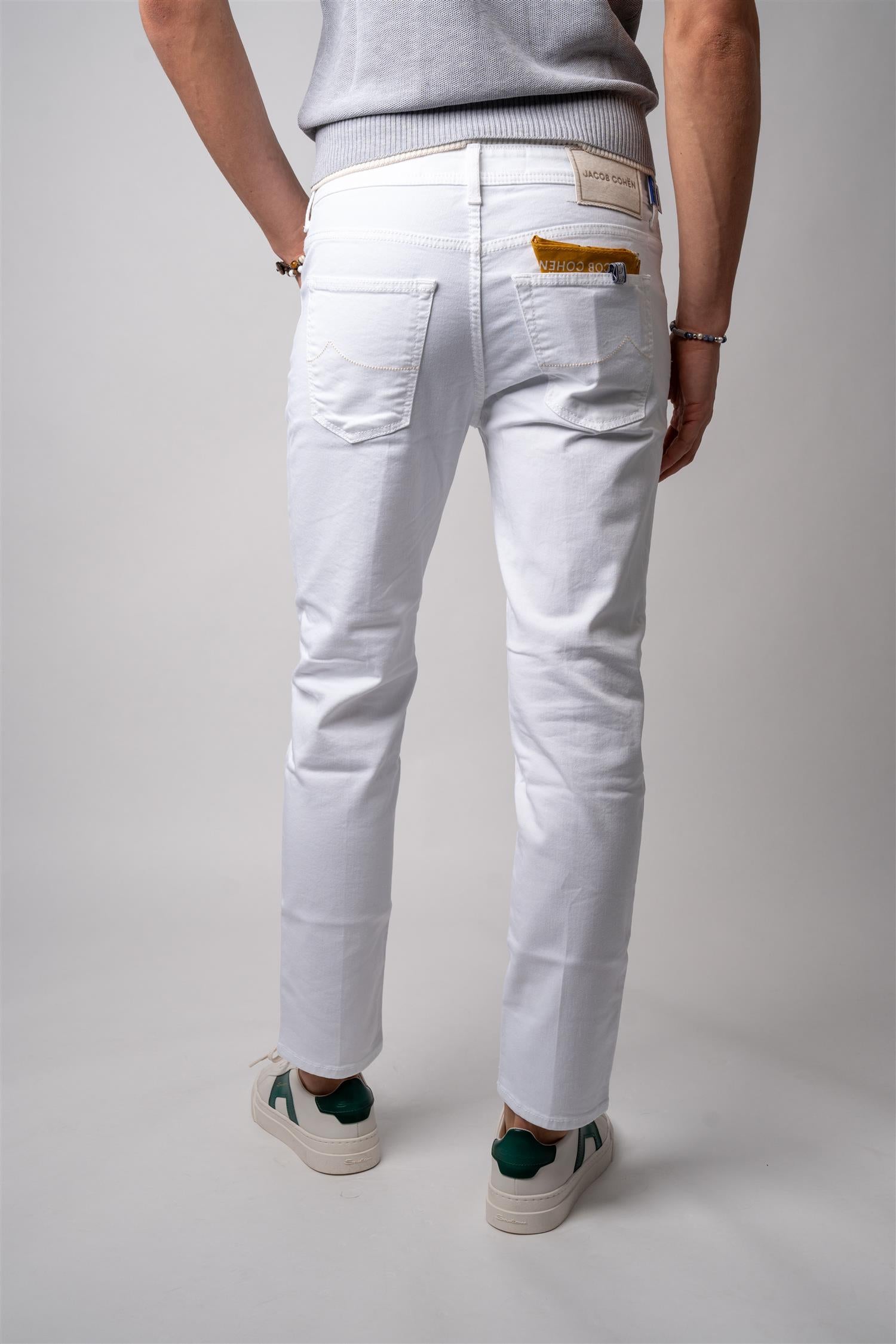 Slim Cropped Carrot - Hvit