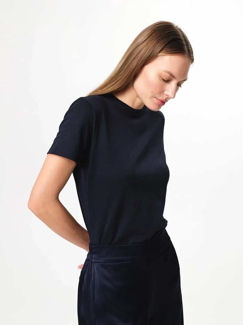 Agnes Tee - Dark Navy
