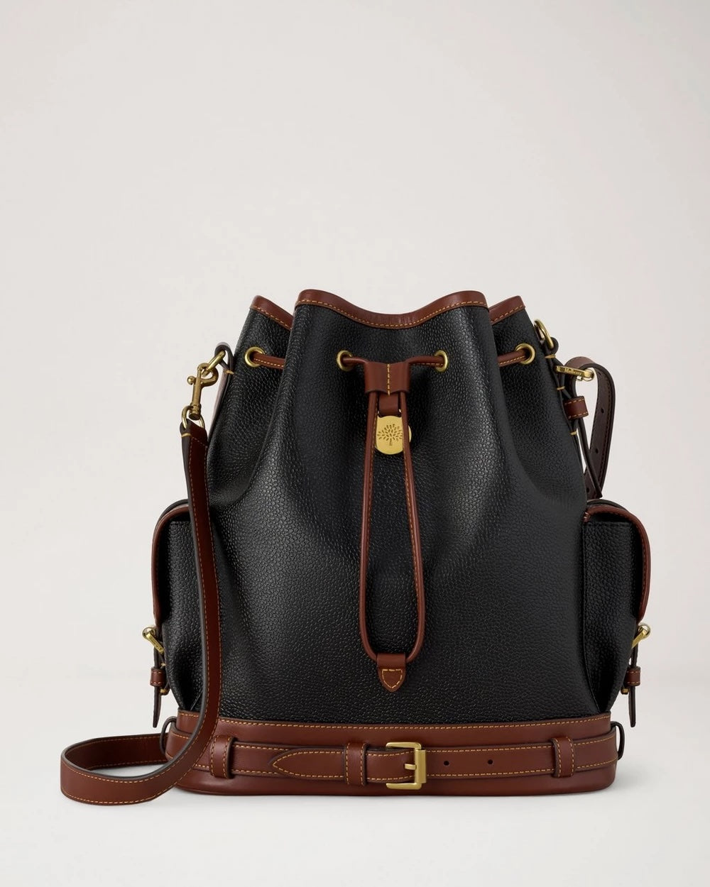 Scotchgrain Bucket Black & Cognac