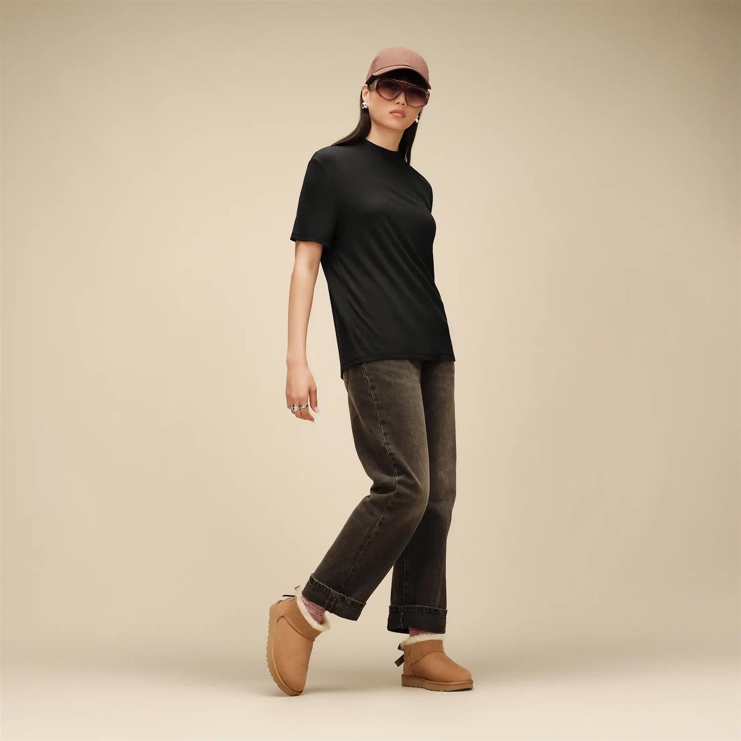 W Ultra Mini Bailey Bow Boot Chestnut