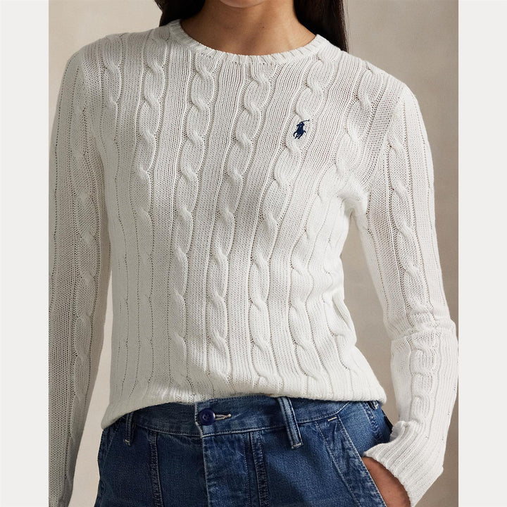 Julianna Long Sleeve Pullover White
