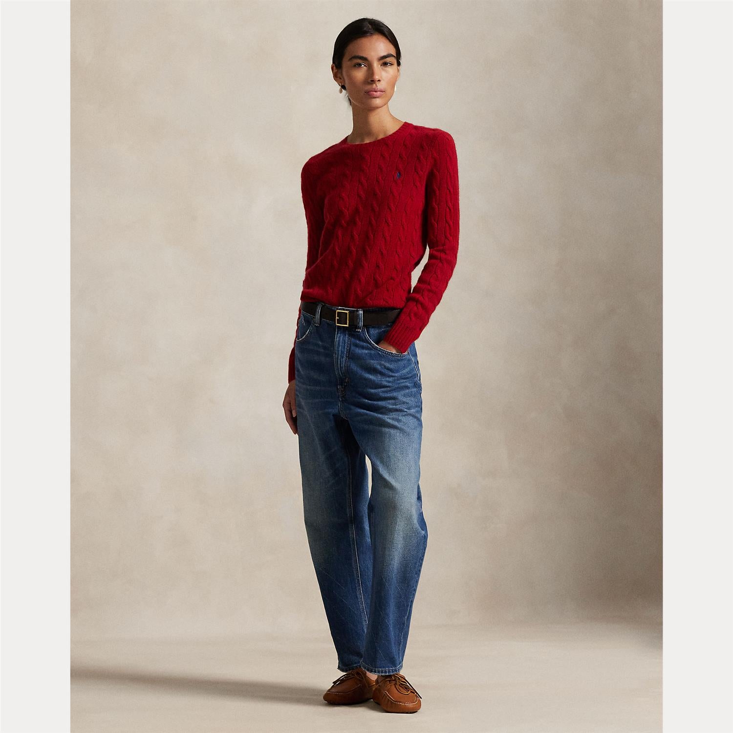 Julianna Long Sleeve Pullover Fireside Red