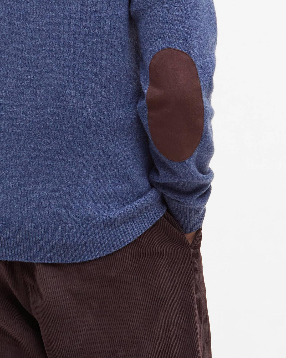 Ess Patch Crew Neck - Dark Indigo