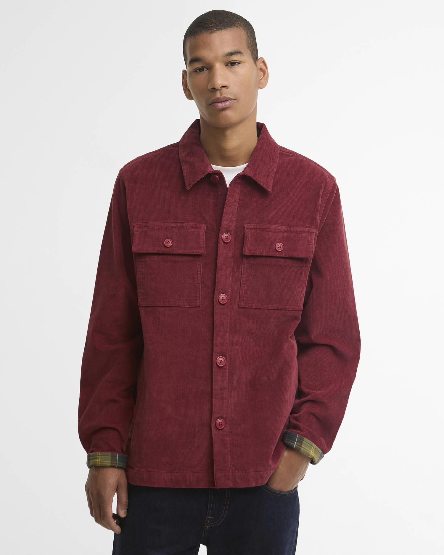 Tartar Trim Overshirt - Amphora