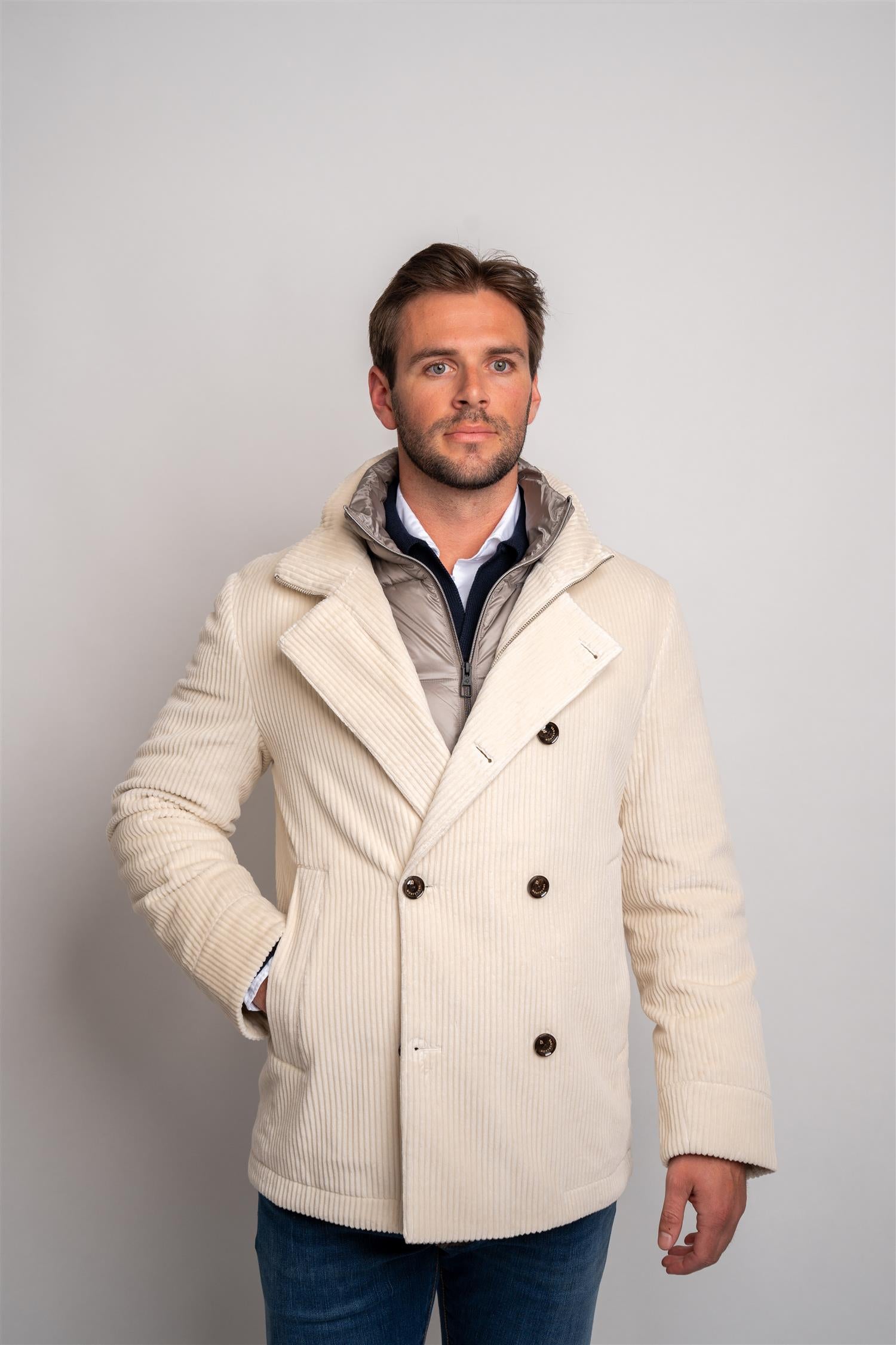 Man Down Jacket - Ivory